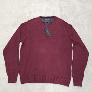 Tommy Hilfiger Crew Neck Sweater Mens SMALL Pullover Golf Preppy Activewear Gorp